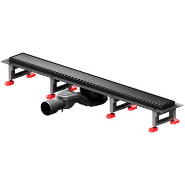 Am.Pm MasterFlow 70 W01SC-U11-070-04BM с Черной матовой решеткой / под плитку Tile