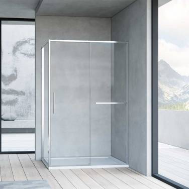 Vincea Slim Soft VSR-1SS9011CL, 1100*900, хром, стекло прозрачное