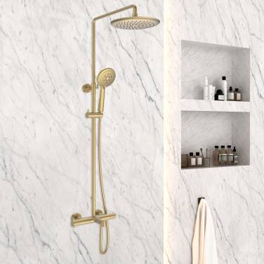 Vincea Desire VSFS-1D1TBG термостатическая, брашированное золото