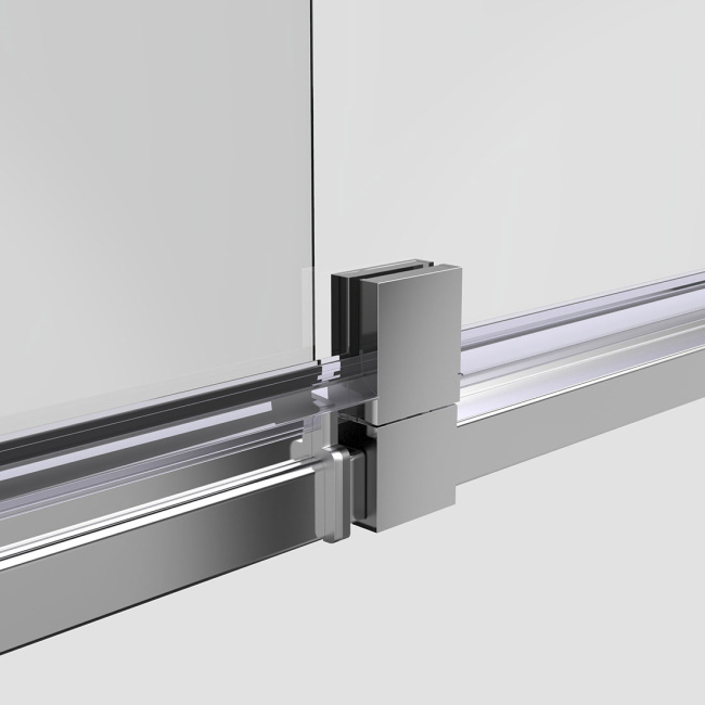 Vincea Intra VSR-1I809090CL, 800/900x900, хром, стекло прозрачное без поддона