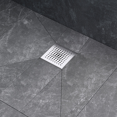 Am.Pm PrimeFlow 10 W02BD-P11-010-01SB с решеткой Хром матовый Cut Gradient