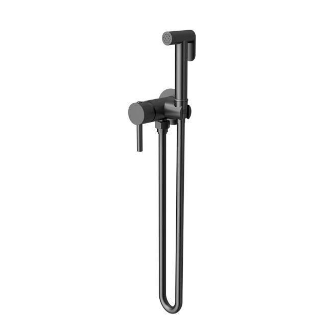 Vincea VHFW-101GM из латуни, со смесителем, вороненая сталь