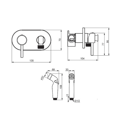 Damixa Redblu Option 212000000 Хром