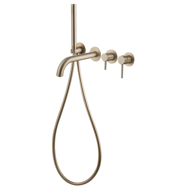 ABBER Wasser Kreis AF8130G для ванны скрытого монтажа, золото матовое