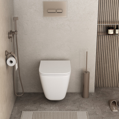 Grossman GR-4479SQC (490*340*385) подвесной, безободковый, СМЫВ ТОРНАДО БЕСШУМНЫЙ,закрытое дно,1 место