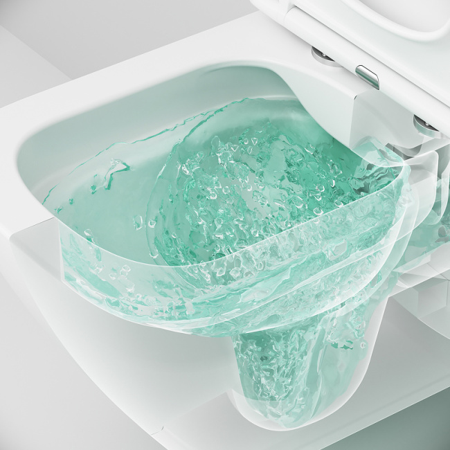 AM.PM Spirit V2.0 Square FlashClean C701701SC подвесной с сиденьем микролифт