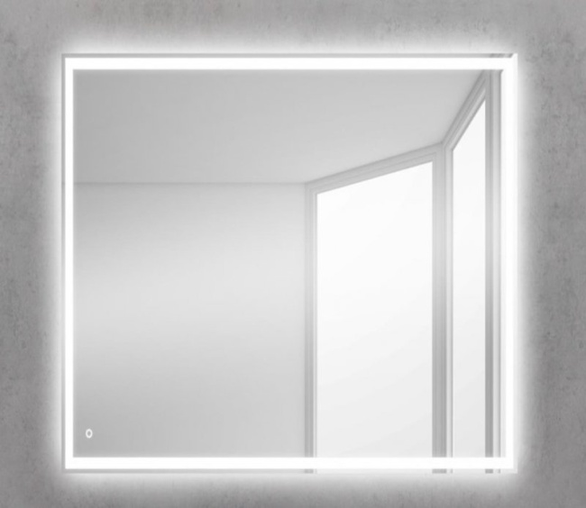 BelBagno 80x80 SPC-GRT-800-800-LED-BTN с подсветкой