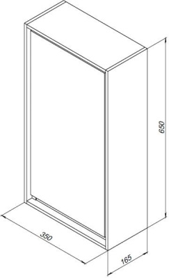 Aquanet Милан 35 белый глянец (00339959)