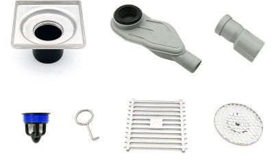 Esbano BOX 100*100 матовый хром