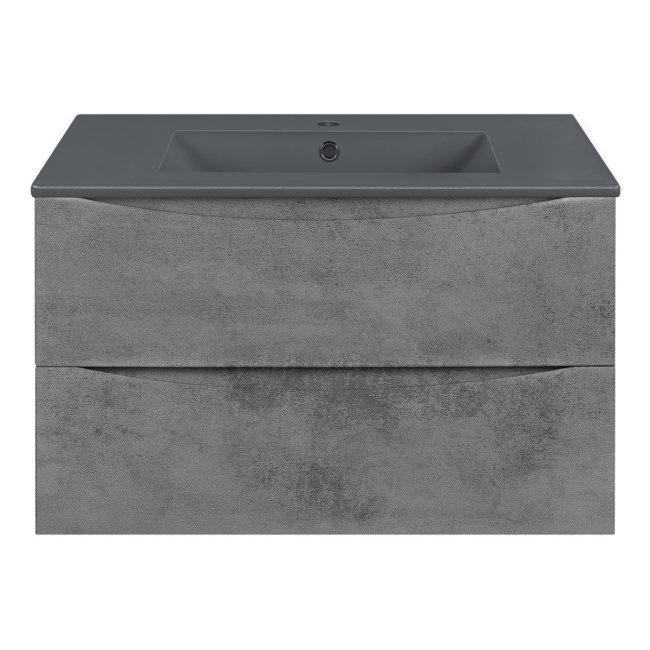 Vincea Mia 800 подвесная, 2 выкатных ящика soft close, Beton