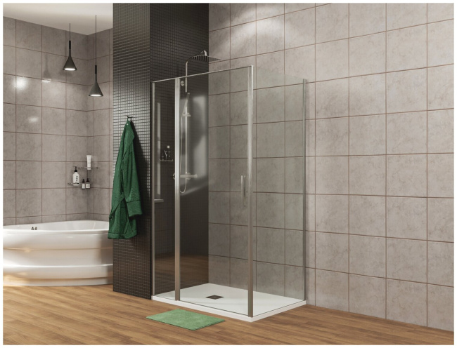 Allen Brau Priority 120x90 3.31007.00 + 3.31016.00 хром без поддона