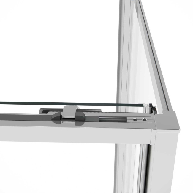 Vincea Slim Soft VSR-1SS9011CL, 1100*900, хром, стекло прозрачное
