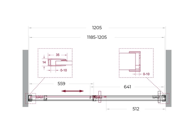 BelBagno SOFT_CLOSE-1-BF-1-120-C-Cr