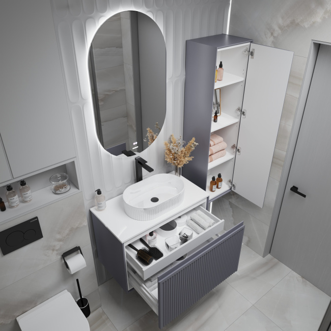 Grossman КРИСТАЛЛ-35 см универсальный графит матовый