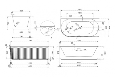 Abber AB9412-1.7 R белая
