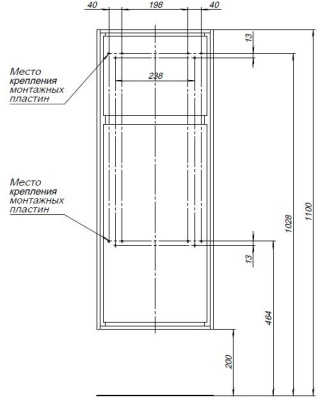 Aquanet Милан 35 дуб рустикальный (малый) (00339955)