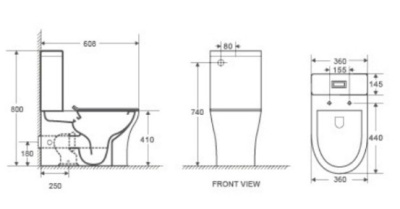 WeltWasser TELBACH 001 GL-WT белый глянец