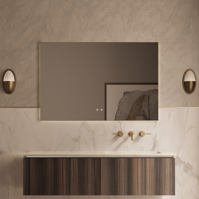 Vincea Luxe 1400 подвесная, 2 выкатных ящика soft close, натуральный орех