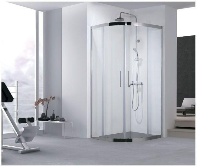 Aquanet Delta NPE2142 90x90, R550, прозрачное стекло без поддона