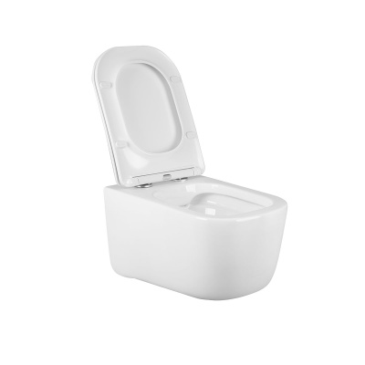 Vincea Core VT1-28 безободковый, цвет белый, ультратонкое soft-close сиденье