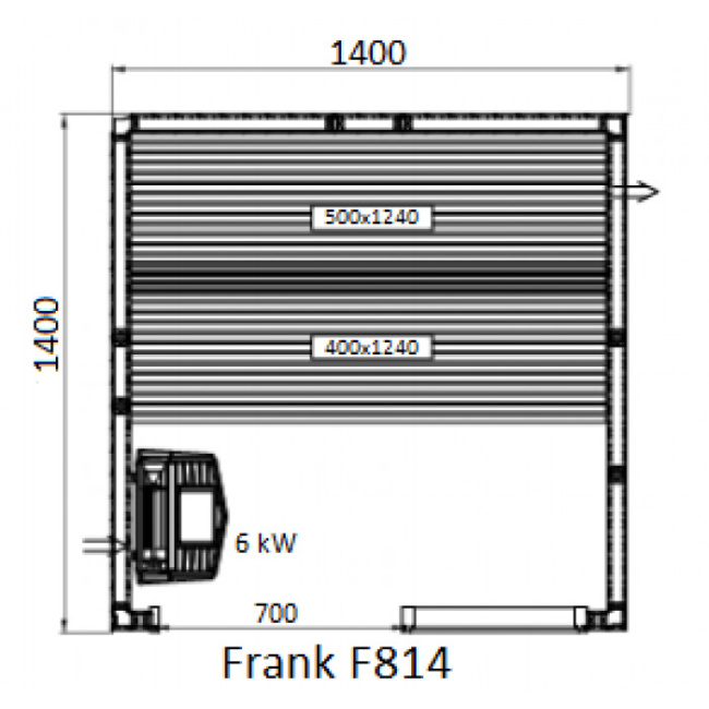 Frank F 814 (140x140x210) Липа Экстра