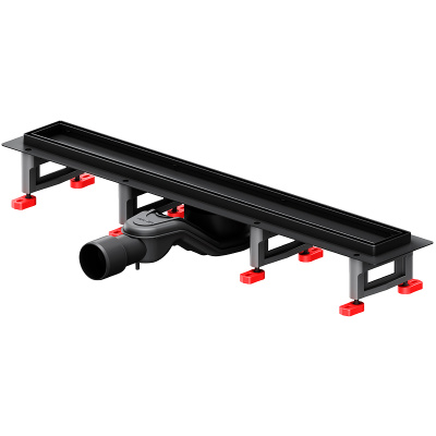 Am.Pm MasterFlow 60 W01SC-U11-060-04BM с Черной матовой решеткой / под плитку Tile