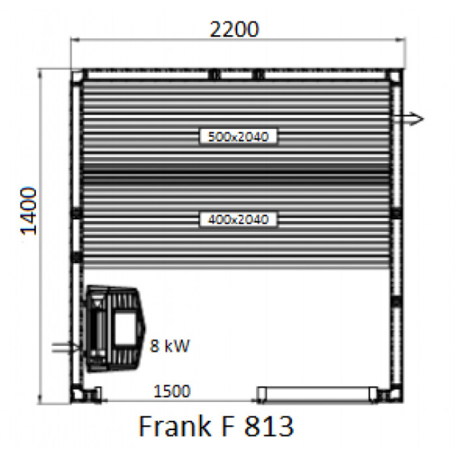 Frank F 814 (140x140x210) Липа Экстра