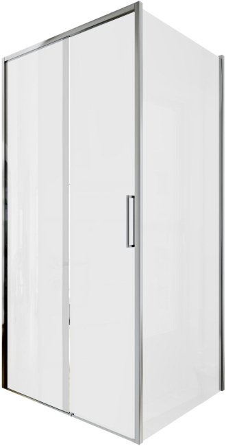 Aquanet Pleasure Evo 100x80 AE65-100x80-CT профиль хром, прозрачное стекло без поддона