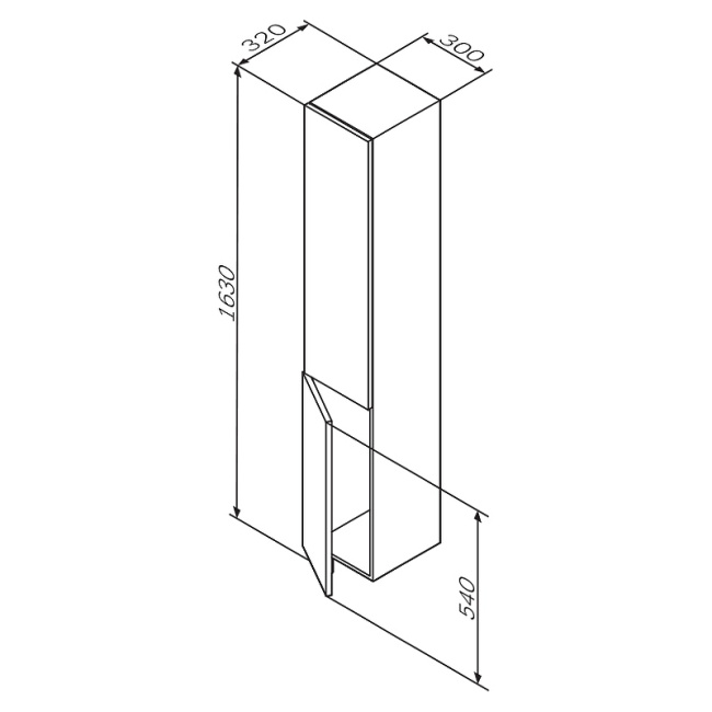 AM.PM Gem 30 L M90CHL0306WG подвесной Белый