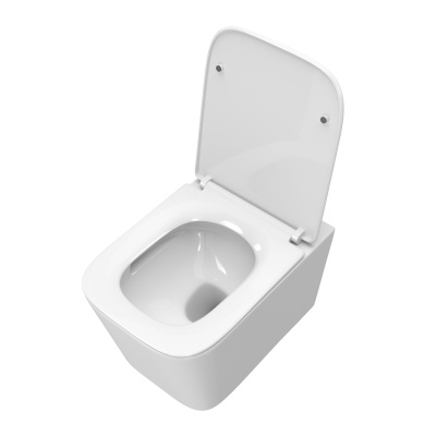 BelBagno DUE-TOR BB5171CH-TOR/SC безободковый с сиденьем и смывом TORNADO (чаша)