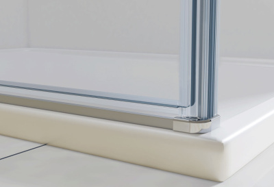 Vincea Extra VSR-1E901080CL, 900/1000x800, хром, стекло прозрачное без поддона