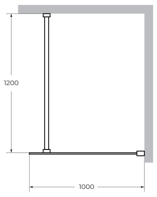 CEZARES LIBERTA LIBERTA-L-1-100-120-GR-Cr хром глянцевый