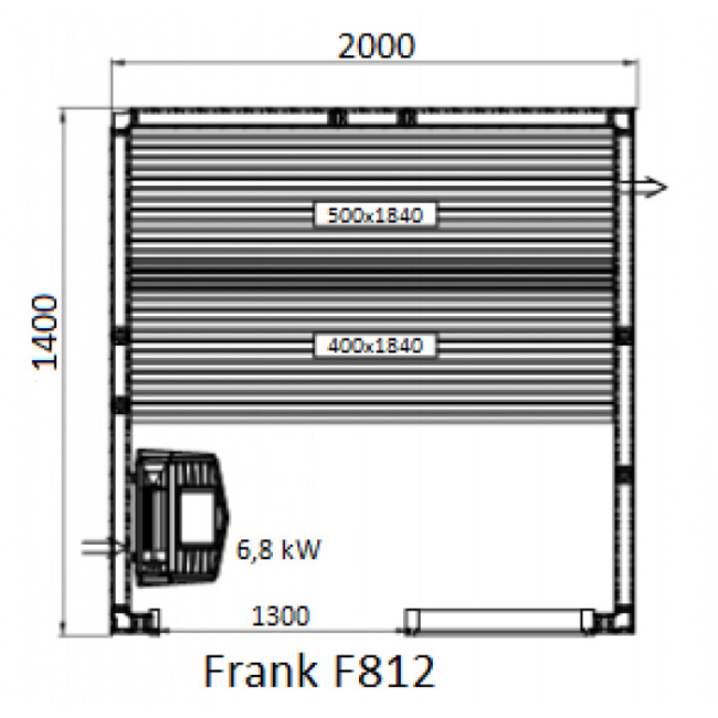 Frank F 814 (140x140x210) Липа Экстра