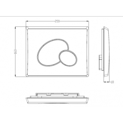 WeltWasser WW MARBERG 410 + RD WT кнопка белая
