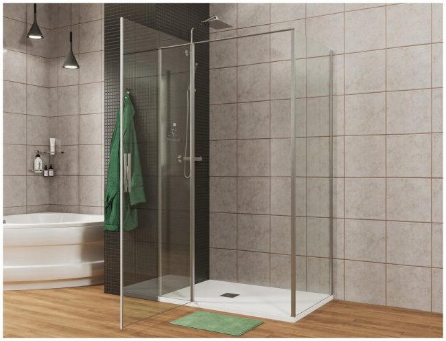Allen Brau Priority 120x90 3.31007.00 + 3.31016.00 хром без поддона