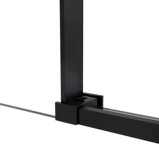 Vincea Slim Soft VDS-1SS120CLB, 1200, черный, стекло прозрачное