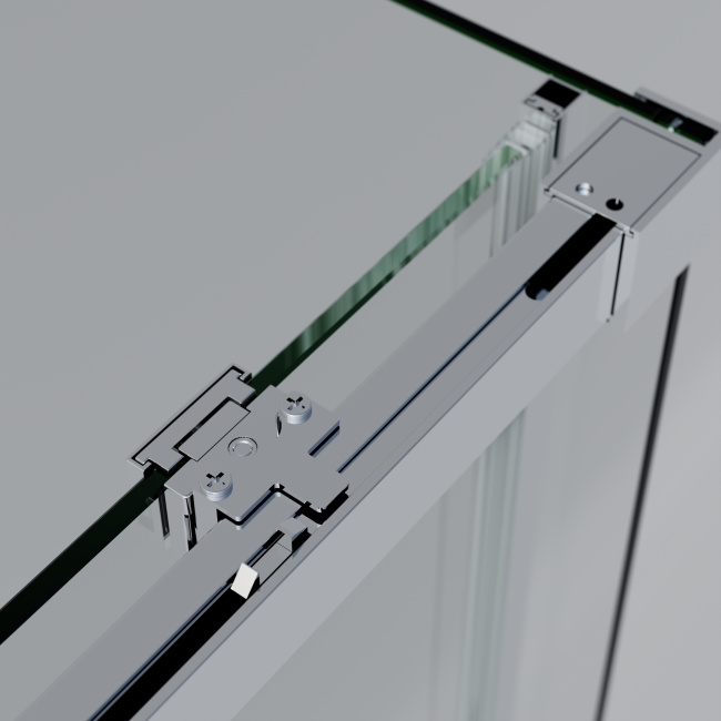 Vincea Soft 2 VSR-3SO29011CL, 1100*900, хром, стекло прозрачное