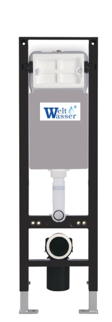 Унитаз с инсталляцией WeltWasser AMBERG 350 + SALZBACH 043 MT-BL + AMBERG RD-CR
