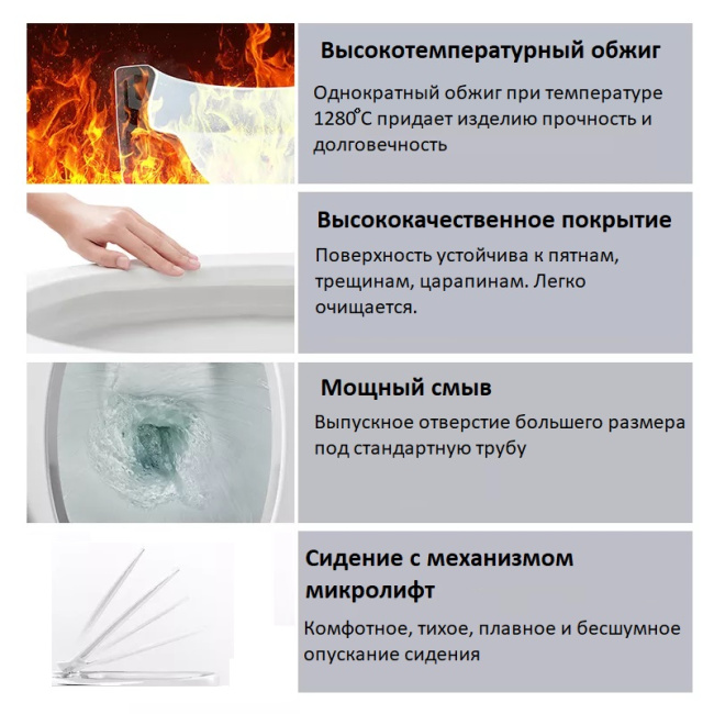 Ceruttispa SANTA Aria подвесной безободковый широкий CT9666 (485х410х355)