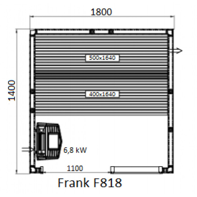 Frank F 814 (140x140x210) Липа Экстра