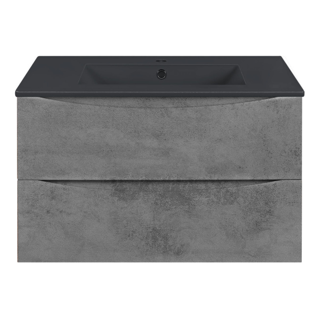 Vincea Mia 800 подвесная, 2 выкатных ящика soft close, Beton