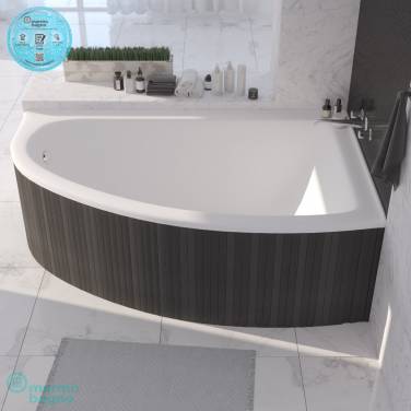 Marmo Bagno Альба правая 170x110 с ножками