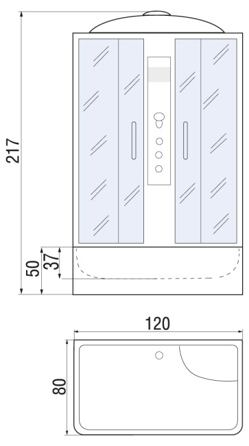 River Sena 120/80/50 MT