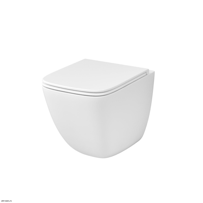 Grossman GR-4497SQC (485*345*400) подвесной, безободковый, СМЫВ ТОРНАДО БЕСШУМНЫЙ,закрытое дно,1 место