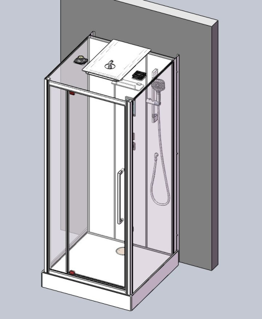 Acquazzone Nikita 90SW 90х90 без пара