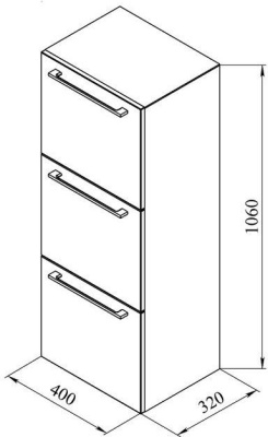 De Aqua Куба 40(3) белый