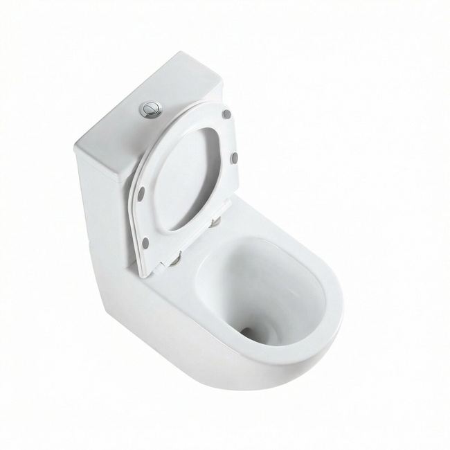 Grossman GR-4494SQ (640х360х835) безободковый,белый с тонкой крышкой,микролифт,смыв торнадо,2 места