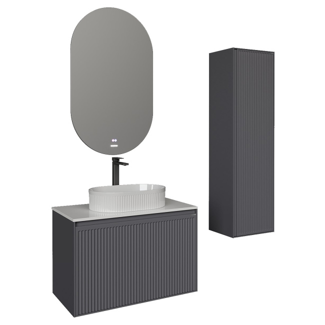 Grossman КРИСТАЛЛ-35 см универсальный графит матовый