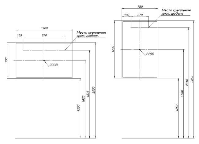 Aquanet Оптима 120 белый матовый