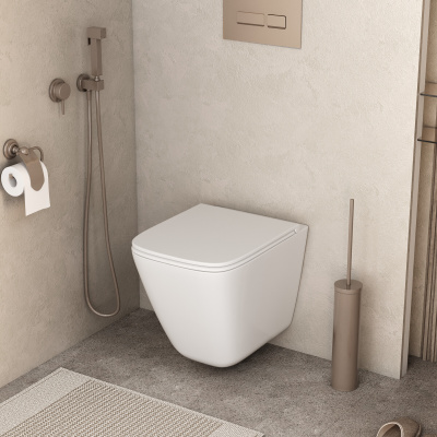 Grossman GR-4479SQC (490*340*385) подвесной, безободковый, СМЫВ ТОРНАДО БЕСШУМНЫЙ,закрытое дно,1 место